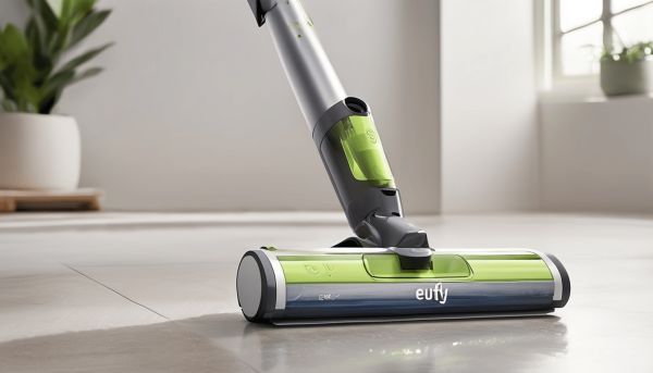 L’eufy E28, un aspirateur qui allie aspiration puissante et lavage profond