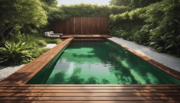 Poser une piscine semi-enterrée en bois pour un jardin esthétique